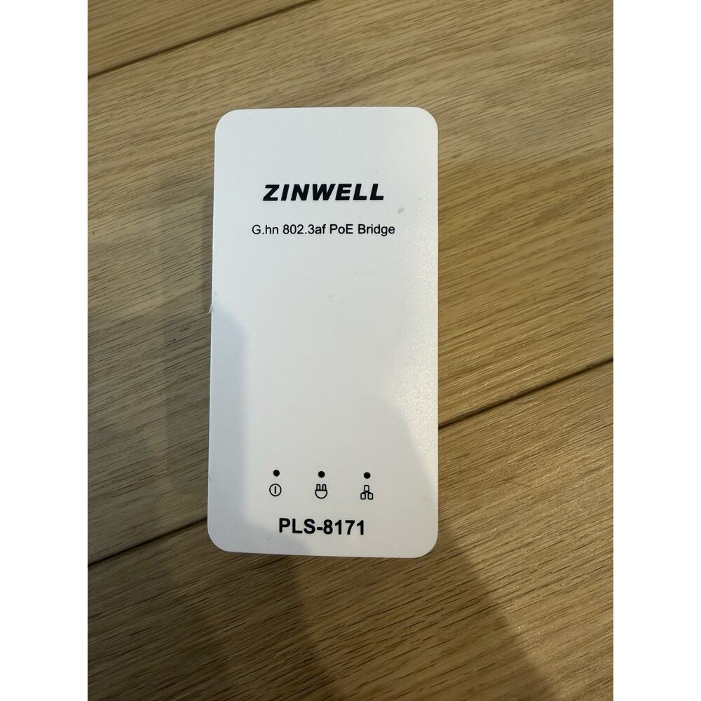 Zinwell G.hn Gigabit Powerline Ethernet Adapter PLS-8171 Tested and Working